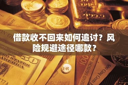 武汉借款收不回来如何追讨？风险规避途径哪款？